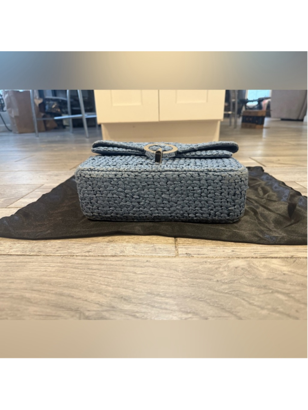 Sandro YZA Raffia Shoulder Bag - Picture 8 of 15